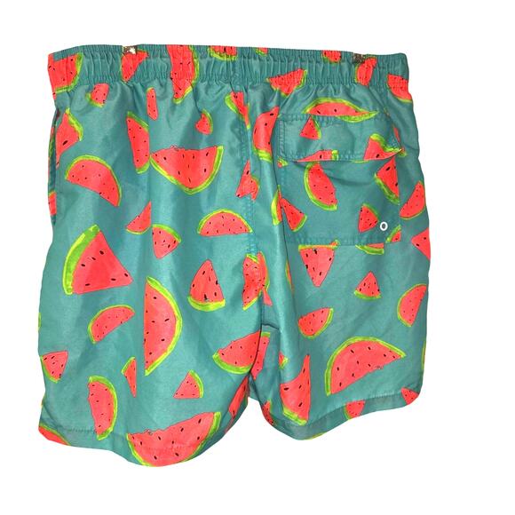 Arizona Jeans Mens XL Swim Trunks Suit Watermelon All Over Print Vacation Beach - Picture 4 of 13